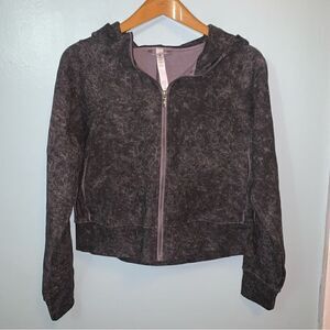 Lululemon Athletica Cotton French Terry Zip Hoodie Size 8